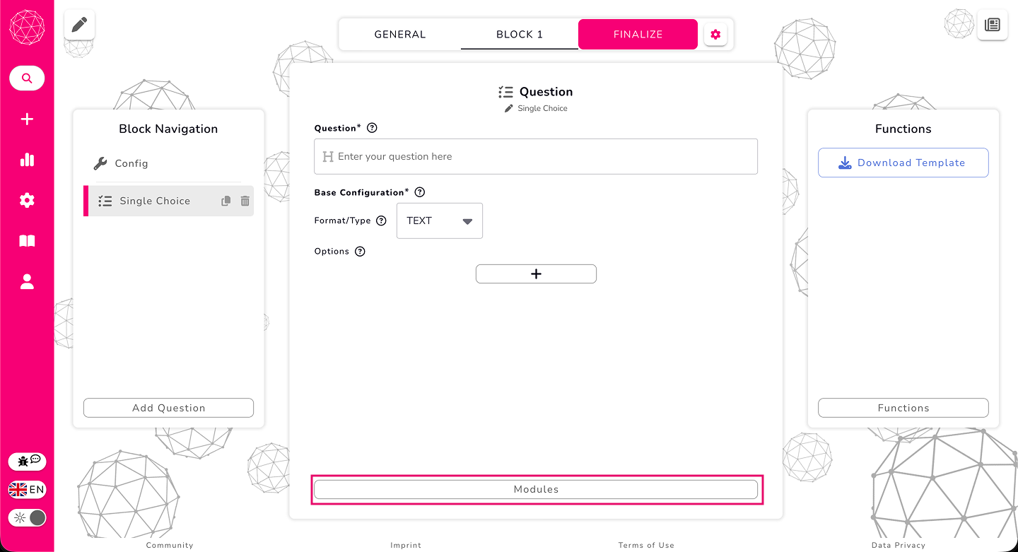 Adding your first module